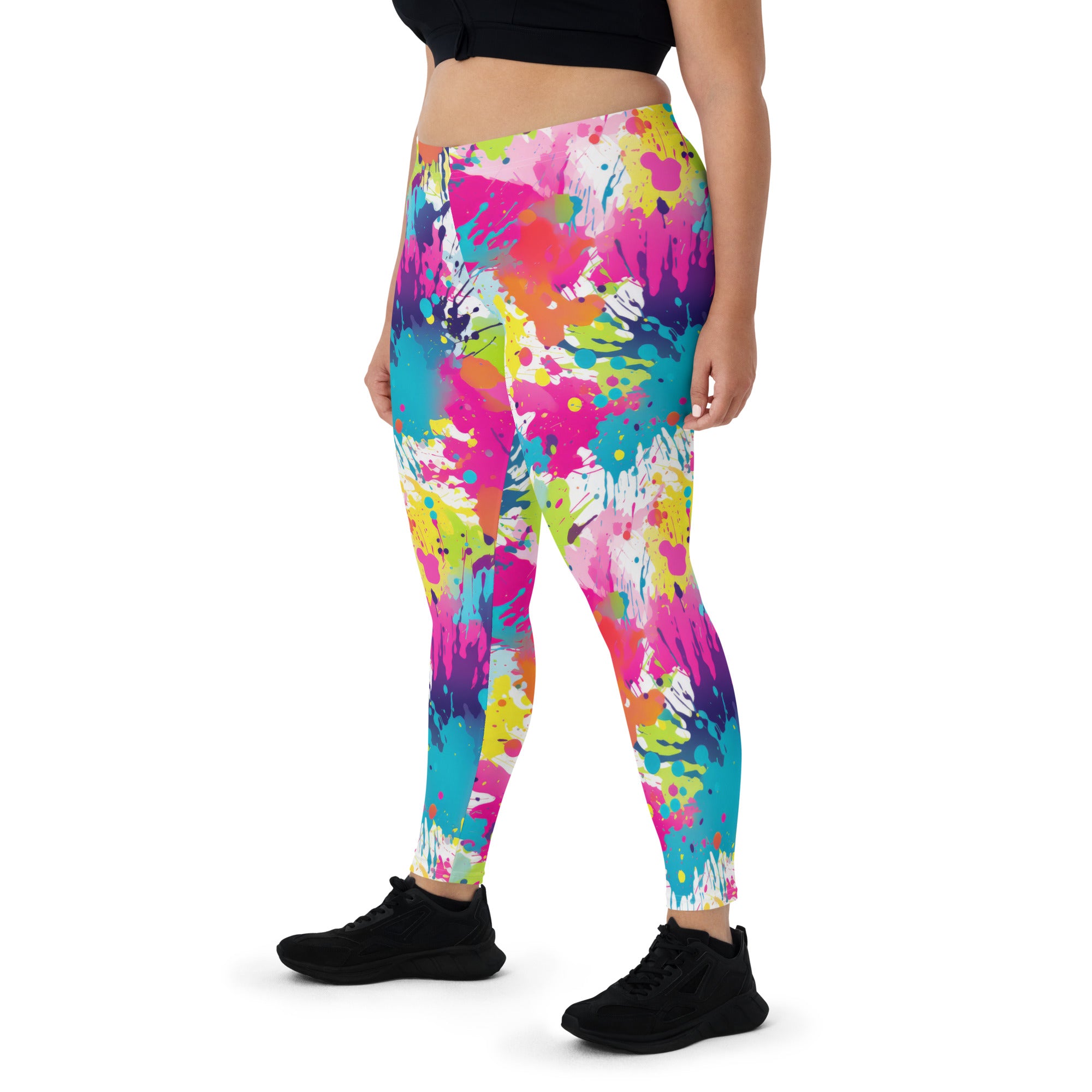 Color Splash Mid-Waist Leggings